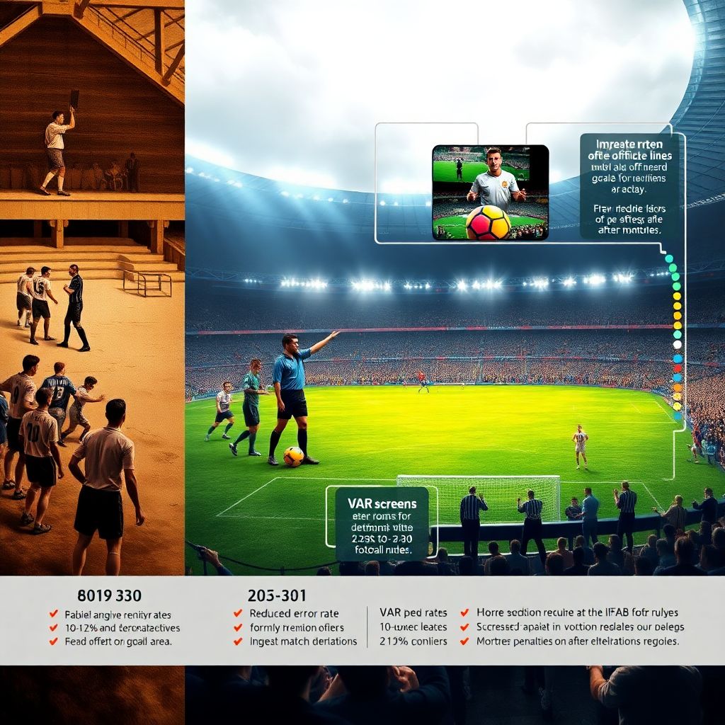 История судейства в футболе: эволюция правил и их трактовок