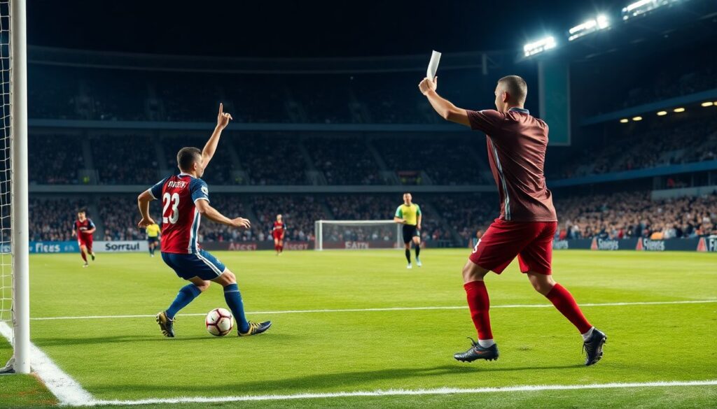 Разбор спорных офсайдных ситуаций - иллюстрация