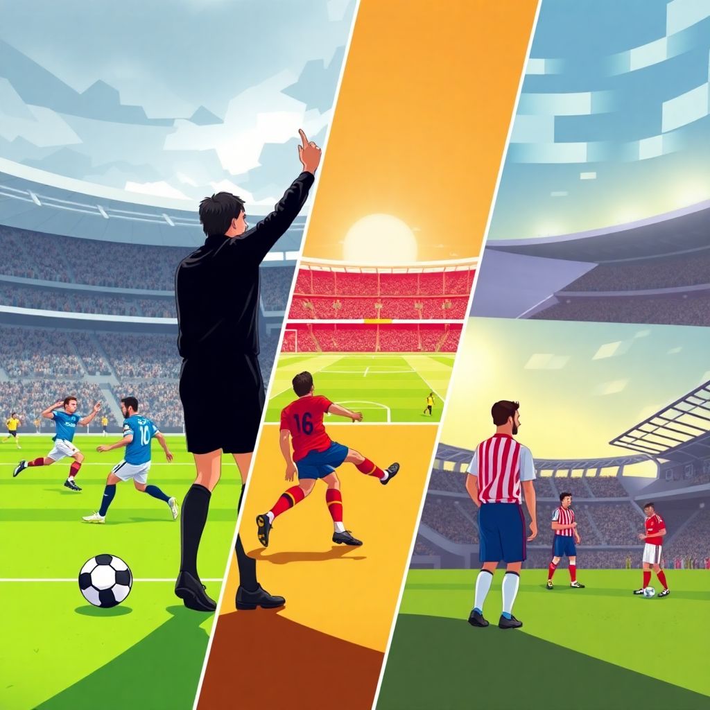 Сравнение судейской практики в разных лигах и чемпионатах футбола