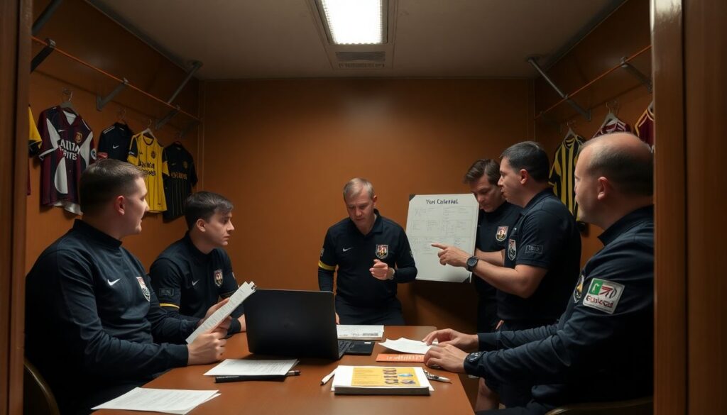 Как судьи оценивают игру после финального свистка - иллюстрация