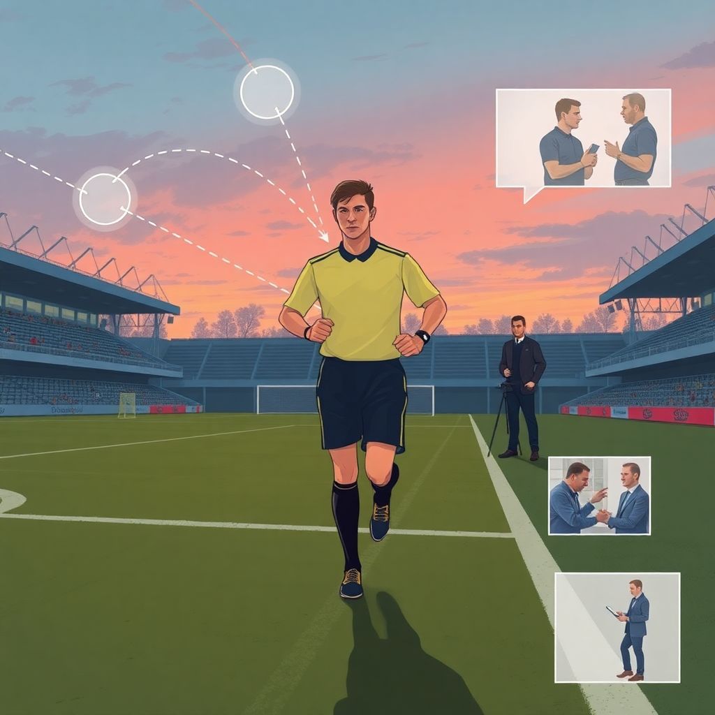 Оценка судейства по глухим и несложным матчам в современном футболе