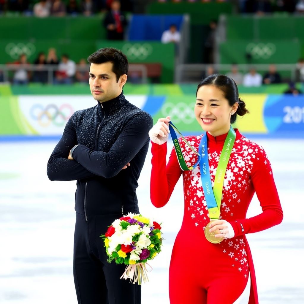 Каменное лицо Петросян и слезы Сакамото: драма на олимпийском льду-2026