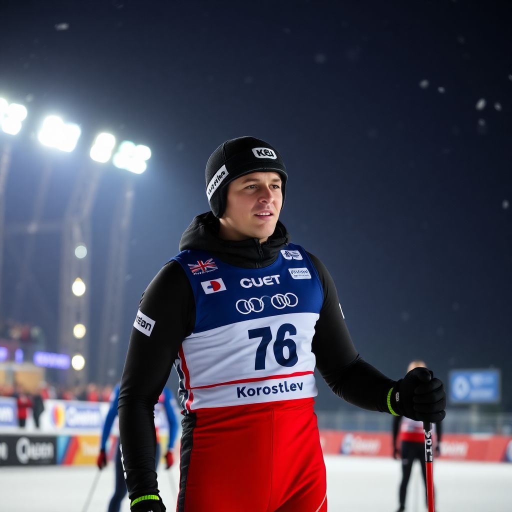 Савелий Коростелев снова четвертый в скиатлоне Кубка мира в Фалуне